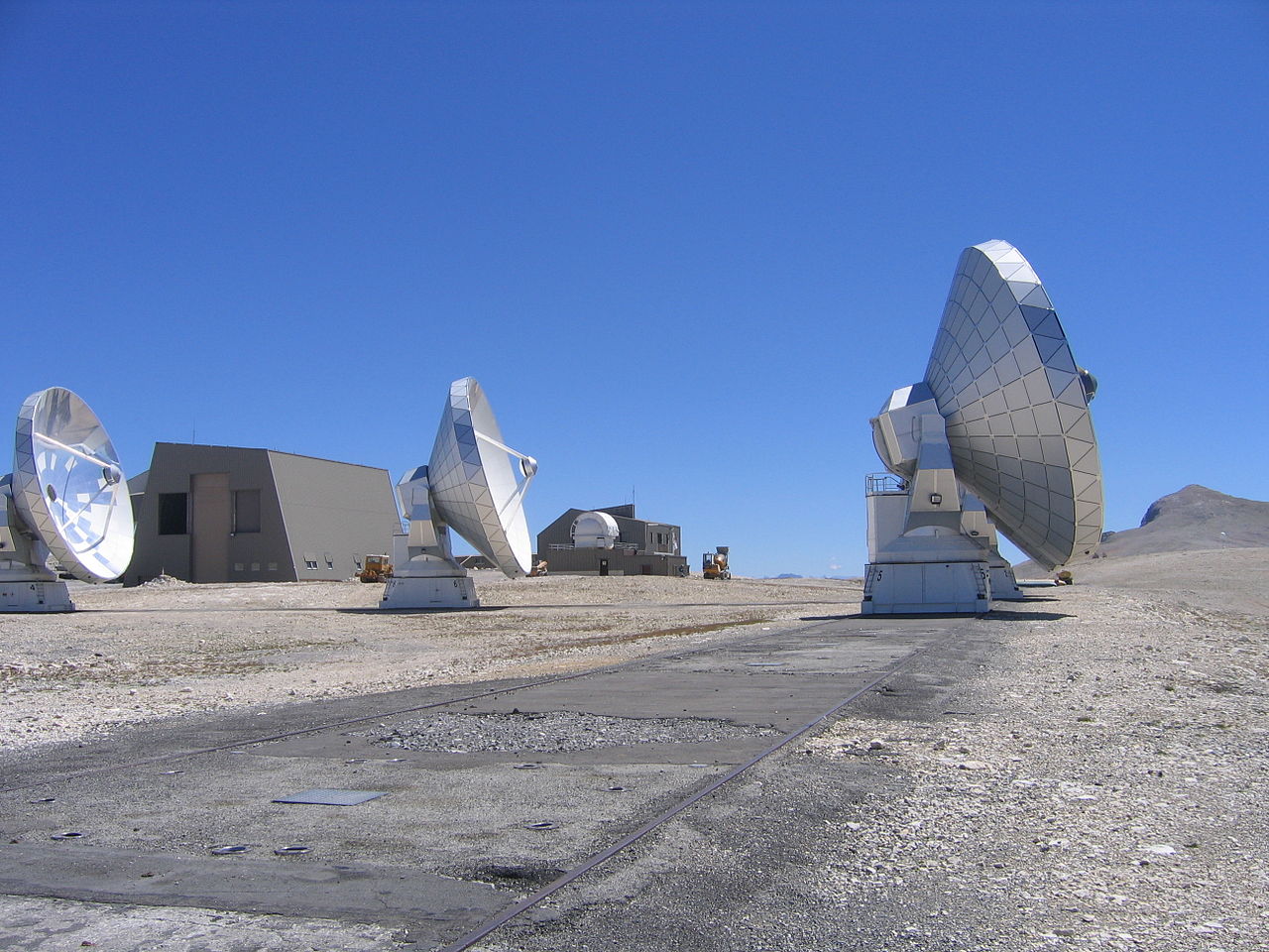 Photo de radiotélescopes