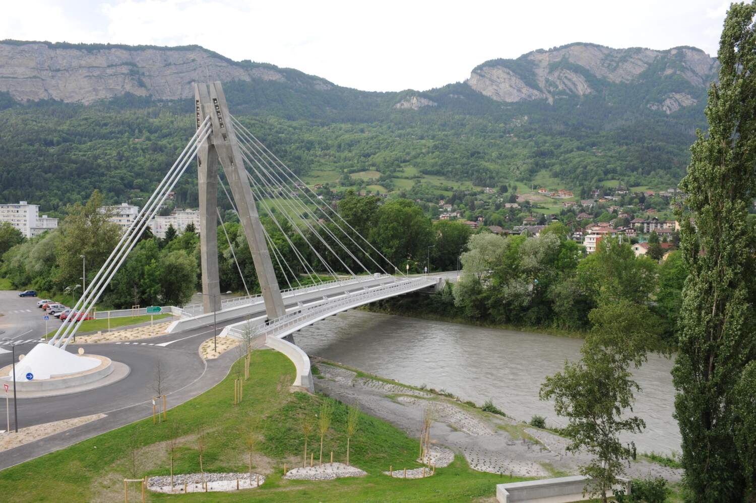 Photo du pont Aval sur l'Arve à Bonneville