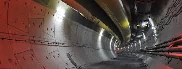 Photo de l'intérieur du tunnel de frejus