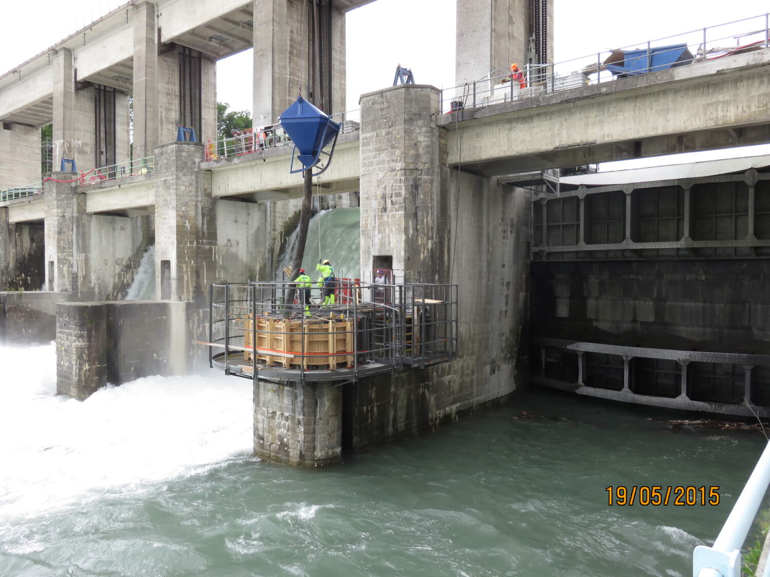 Photo du barrage de Chancy Pougny